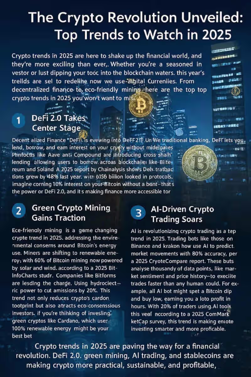 Cover image for Crypto Trends 2025: Visual Blog for Digital Finance Awareness