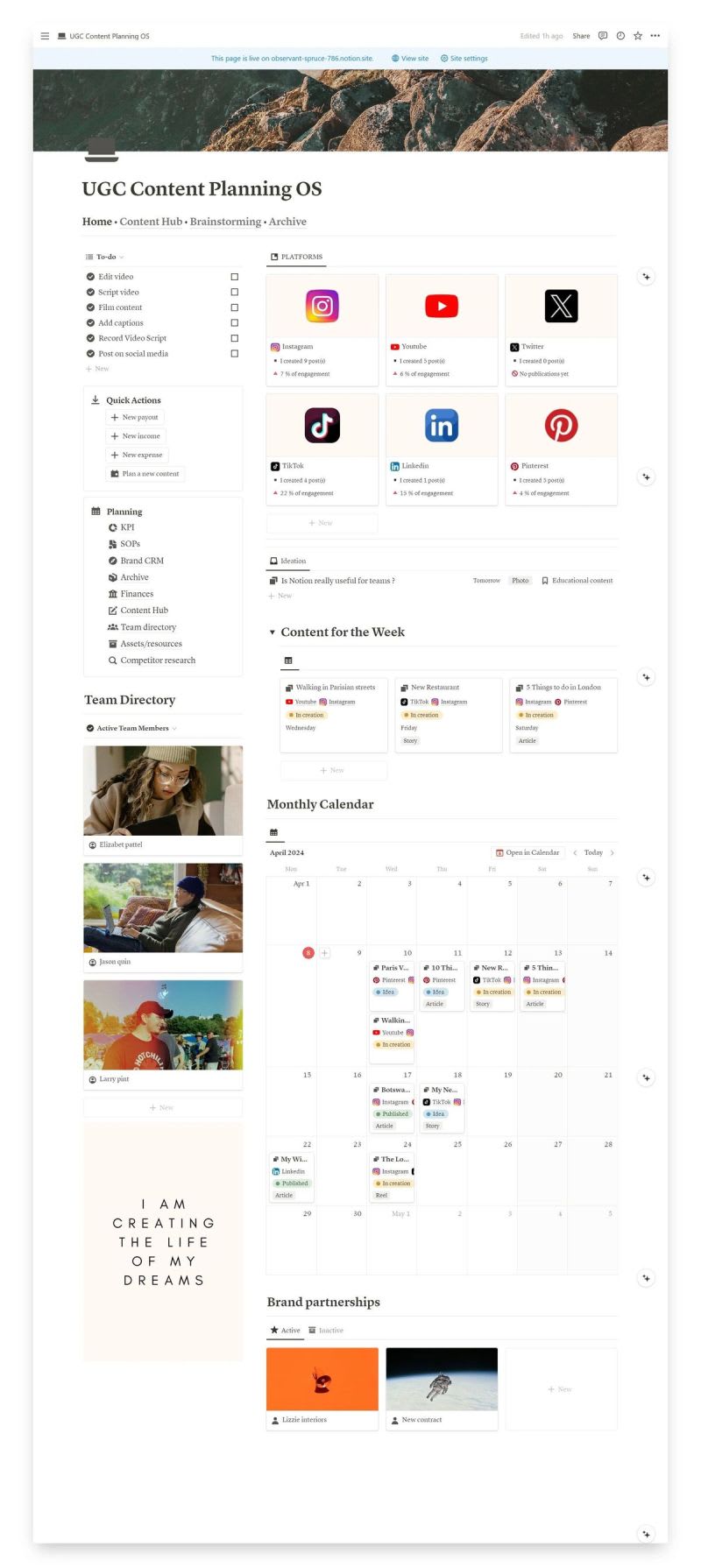 Cover image for UGC Content Planning OS Development