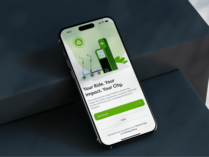 Cover image for Sustainable e-transport sharing mobile app development