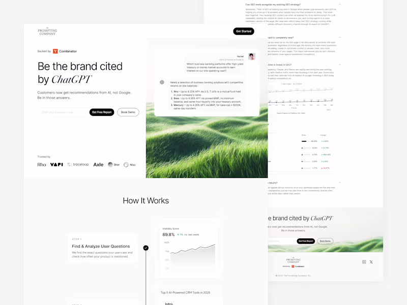 Cover image for The Prompting Company — Web Design and Framer Development
