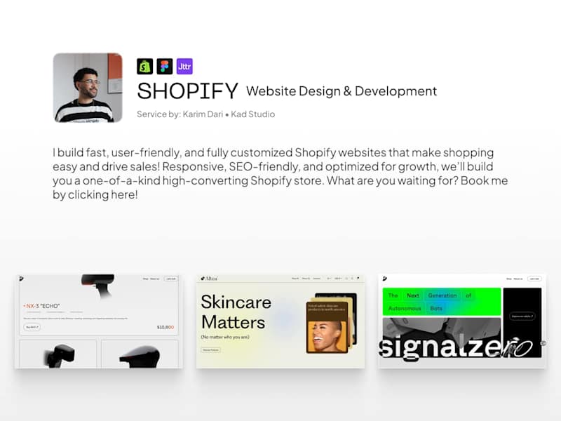 Cover image for Shopify | Website Design & Development