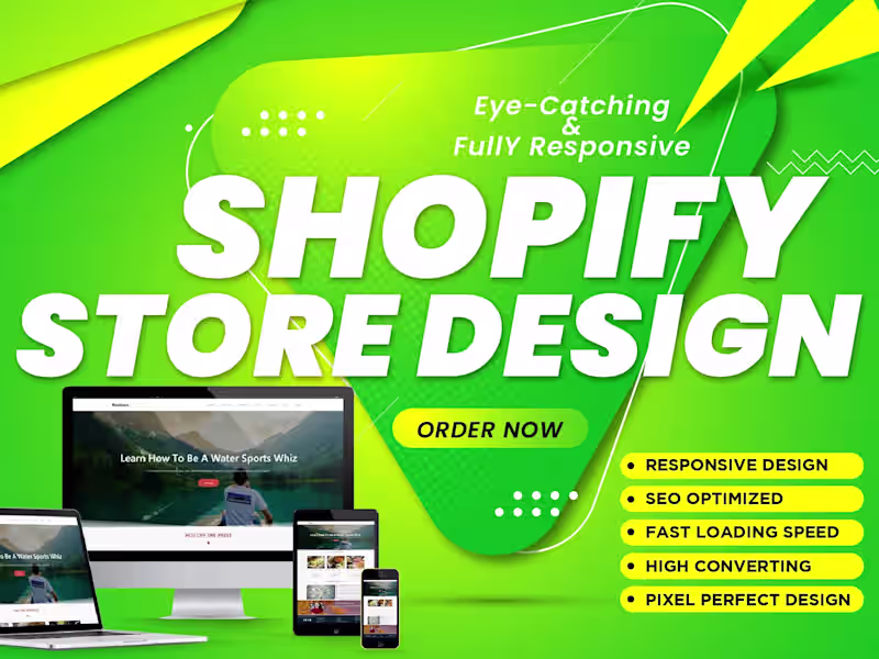 Cover image for Shopify Store Design