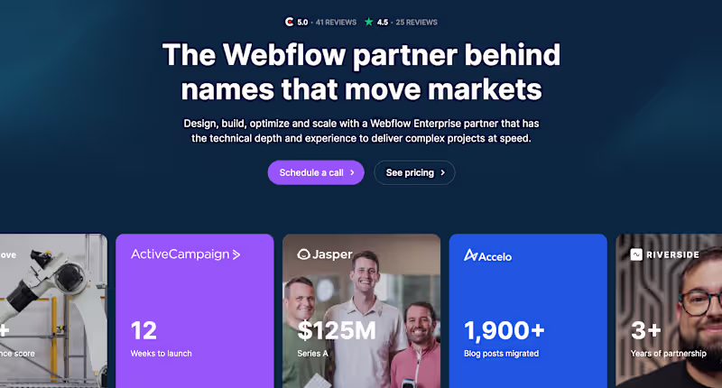 Cover image for Flowout - Website & Landing Page Copy (B2B Webflow Agency)