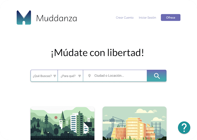Cover image for Muddanza :: UI Design Website