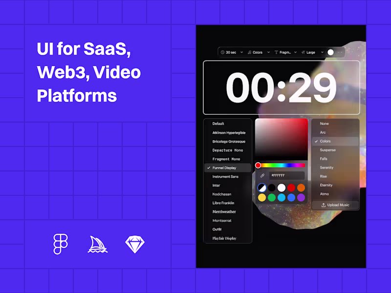Cover image for UI/UX – SaaS, Web3 & Video Platforms