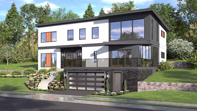 Cover image for Contemporary design meets elevated curb appeal. Clean lines,...