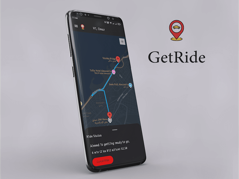 Cover image for Get Ride Android (KMM): Ride-hailing App