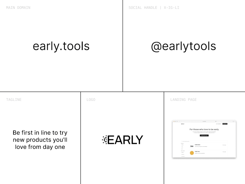 Cover image for early.tools
