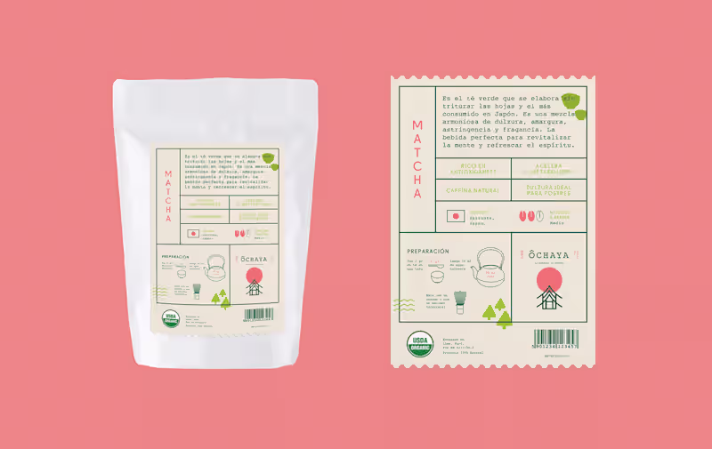 Cover image for Matcha Brand Packaging :: Behance