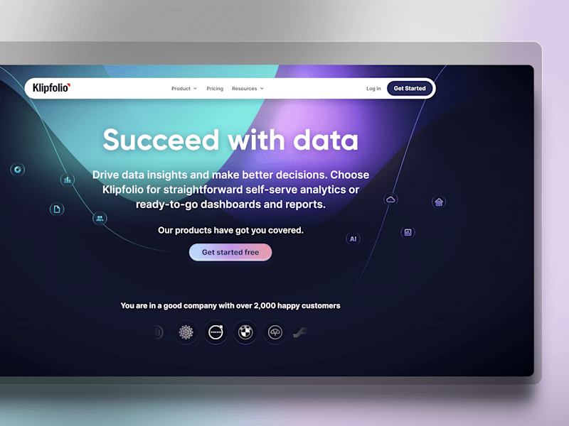 Cover image for Klipfolio Homepage (2024)