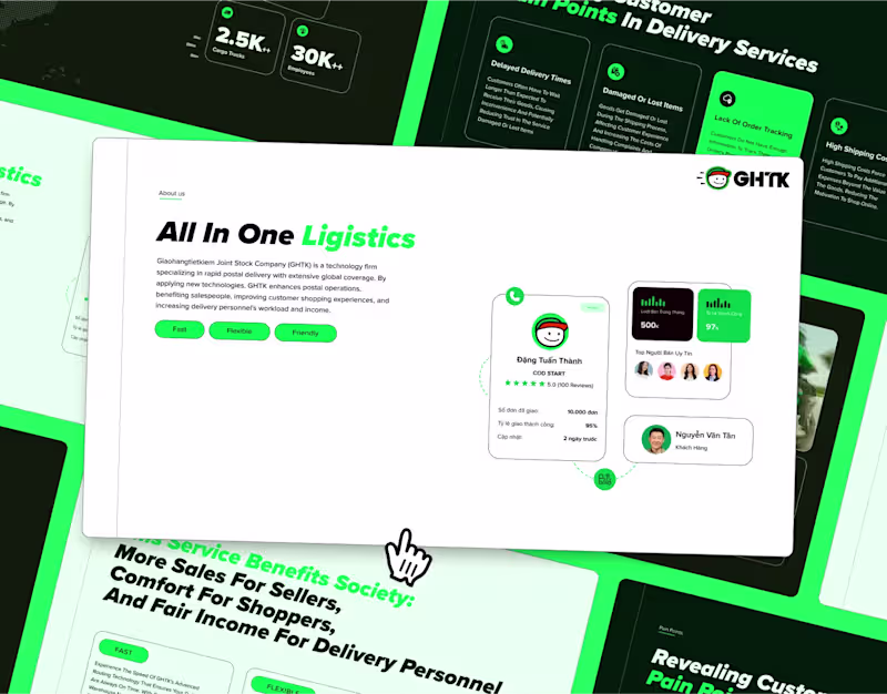 Cover image for Presentation Design for Logistic Company
