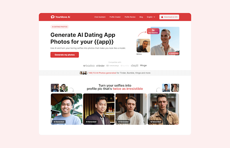 Cover image for AI Dating Photo Generator