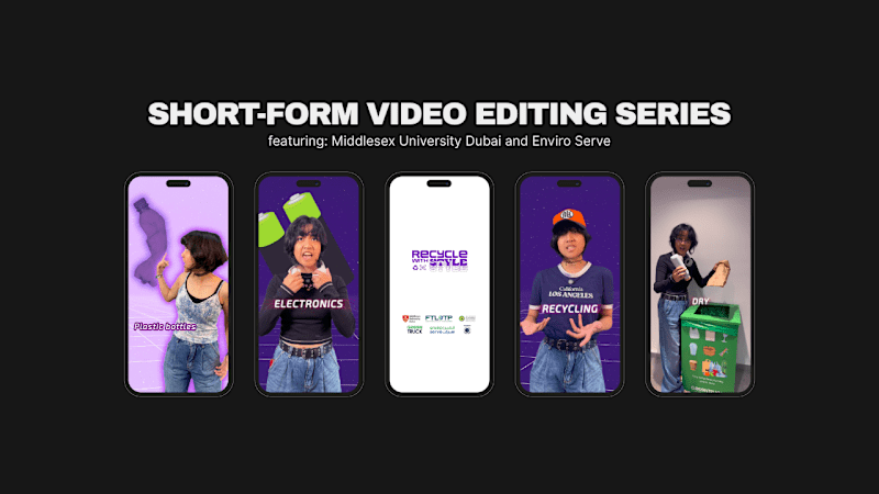 Cover image for University Social Campaign – Short-Form Video Editing Series