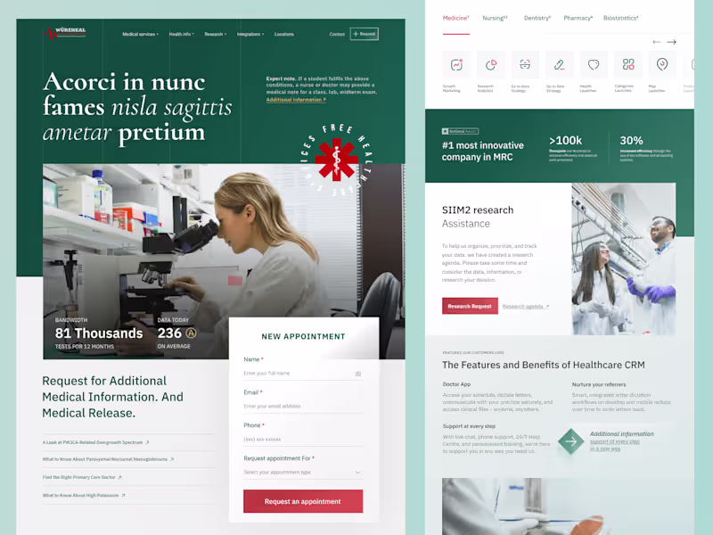 Cover image for Wurzheal Landing Page Design