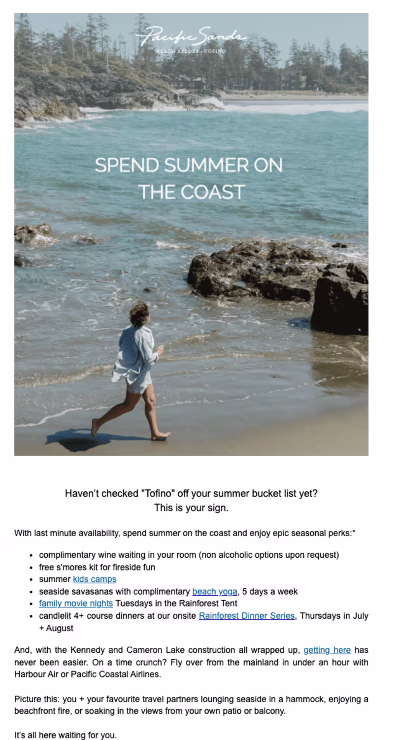 Cover image for Travel + Hospitality Email Campaigns 2024/25