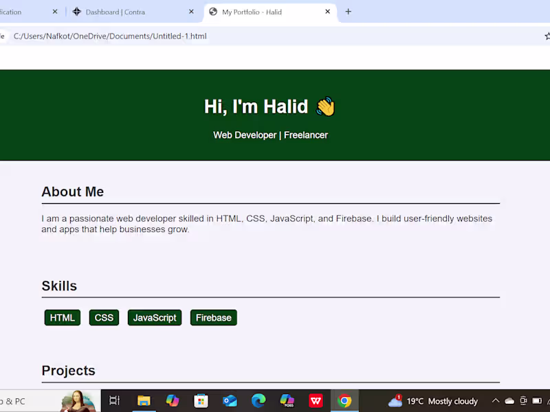 Cover image for Personal Portfolio Website
