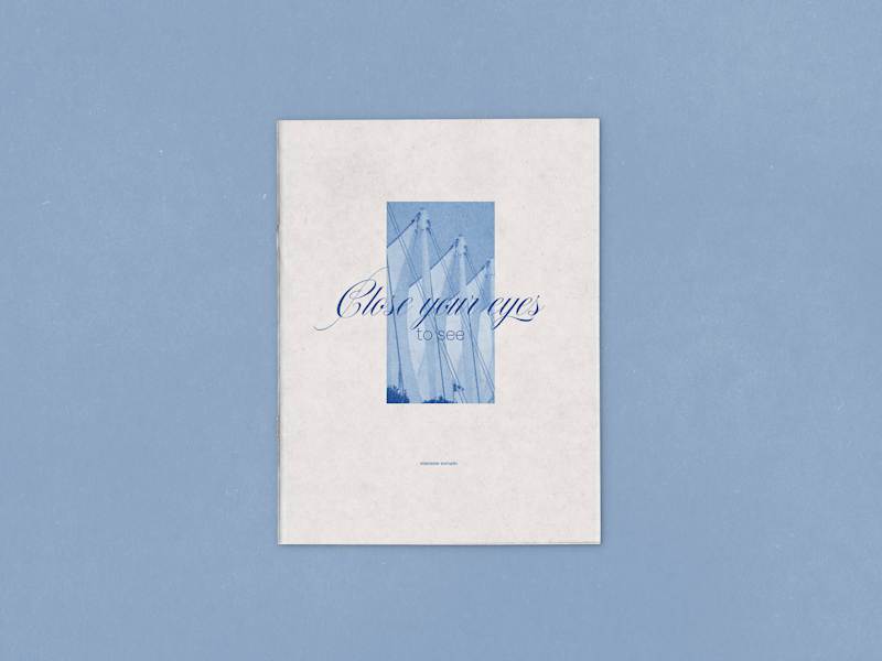 Cover image for Close Your Eyes to See | Publication Design