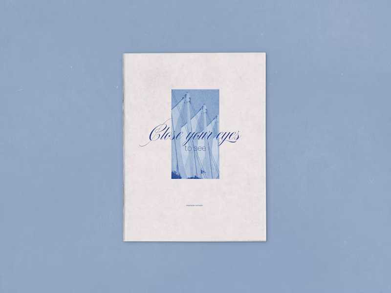 Cover image for Close Your Eyes to See | Publication Design