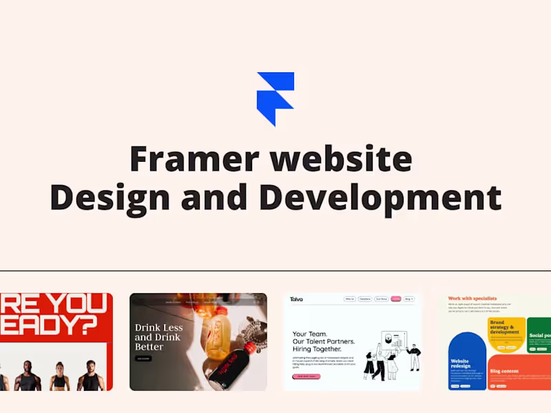 Cover image for Framer website - Design and Development