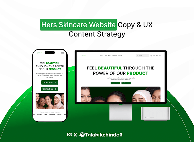 Cover image for My UX/UI Journey on a Beauty Website Design