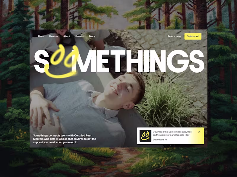 Cover image for Somethings (https://somethings.com) — designed by Love + Money