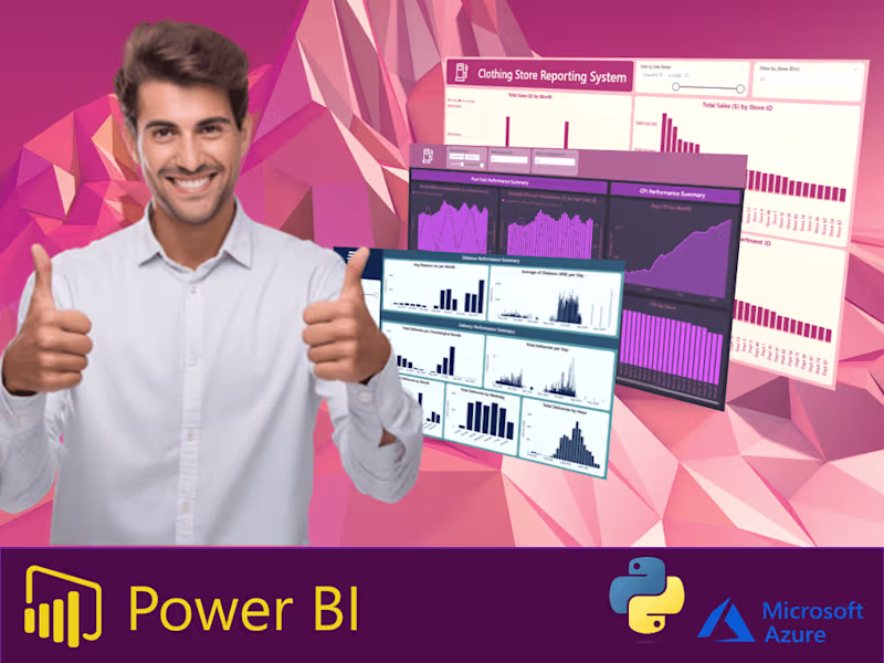 Cover image for Microsoft PowerBI Dashboards/Reports
