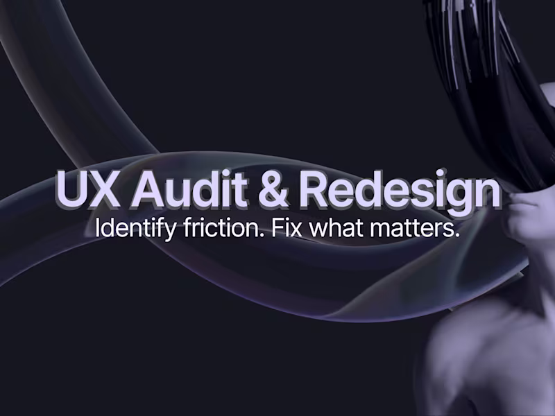 Cover image for UX Audit & Redesign 