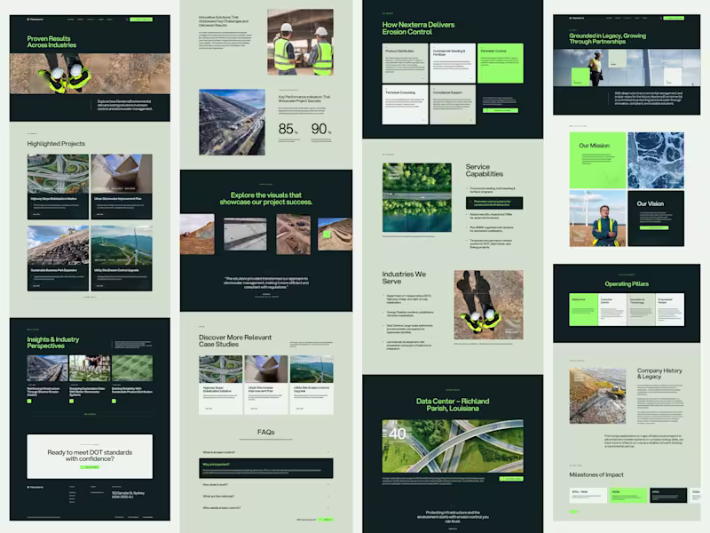 Cover image for Subpages done for Nexterra.