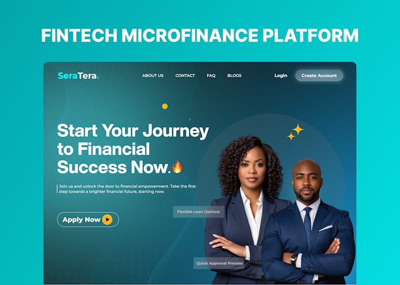 Cover image for Fintech Microfinance Website