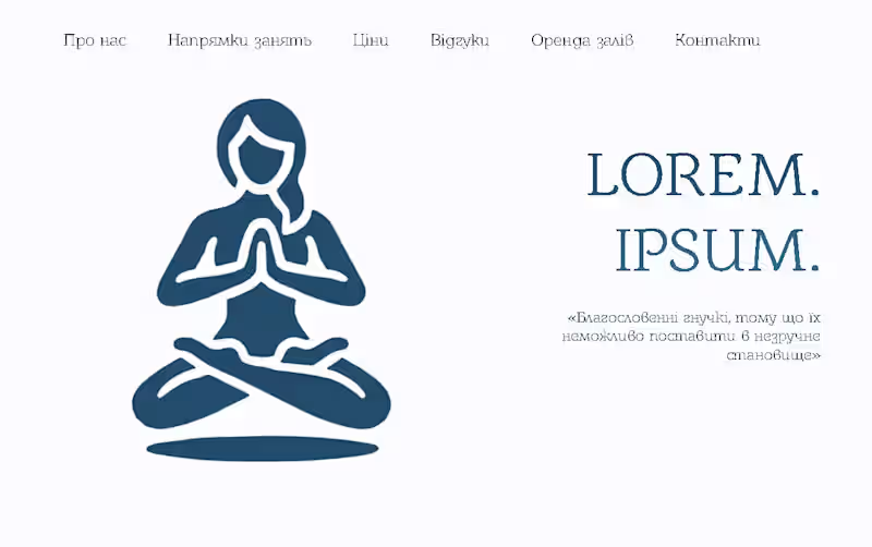 Cover image for Yoga Website — Clean Code Demo