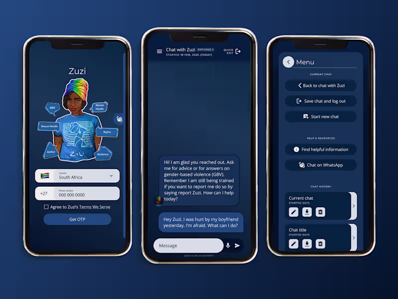 Cover image for Zuzi: Compassionate Chatbot for GBV Support