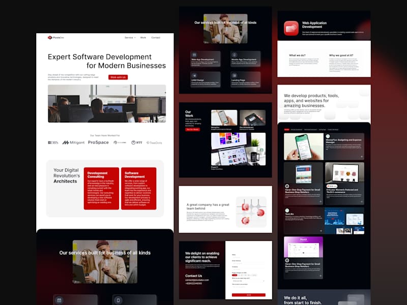 Cover image for Modern Website Design for PluviaDev | Figma to Webflow