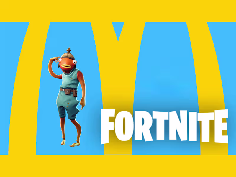 Cover image for Presentation on McDonald's partnering with Fortnite