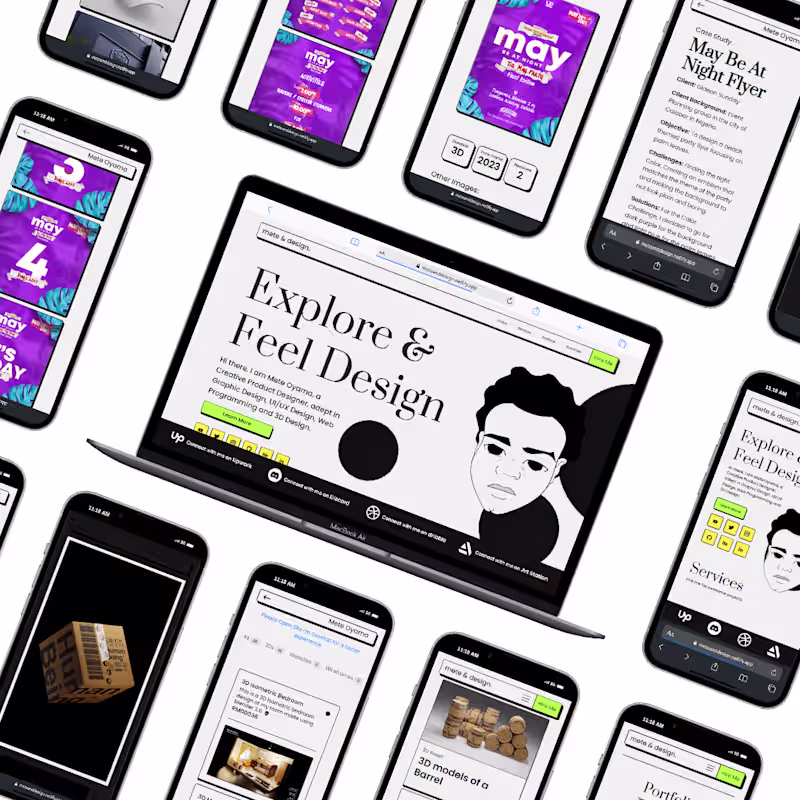 Cover image for Mete Oyama Portfolio Website