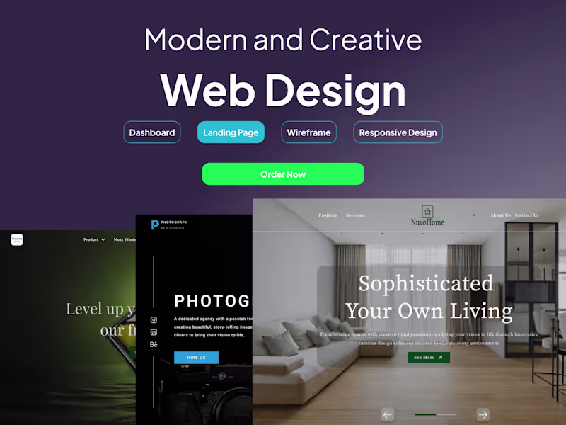 Cover image for A clean, responsive and user focused website just for you