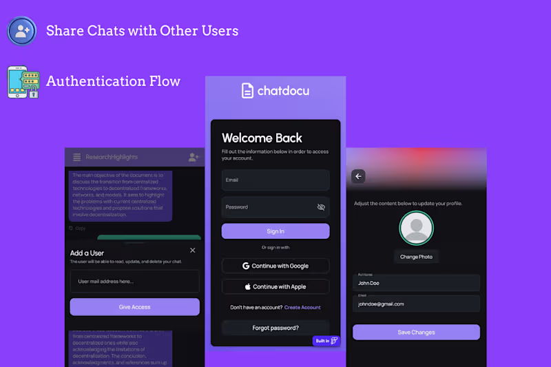 Cover image for AI-Powered Chat App Template Development