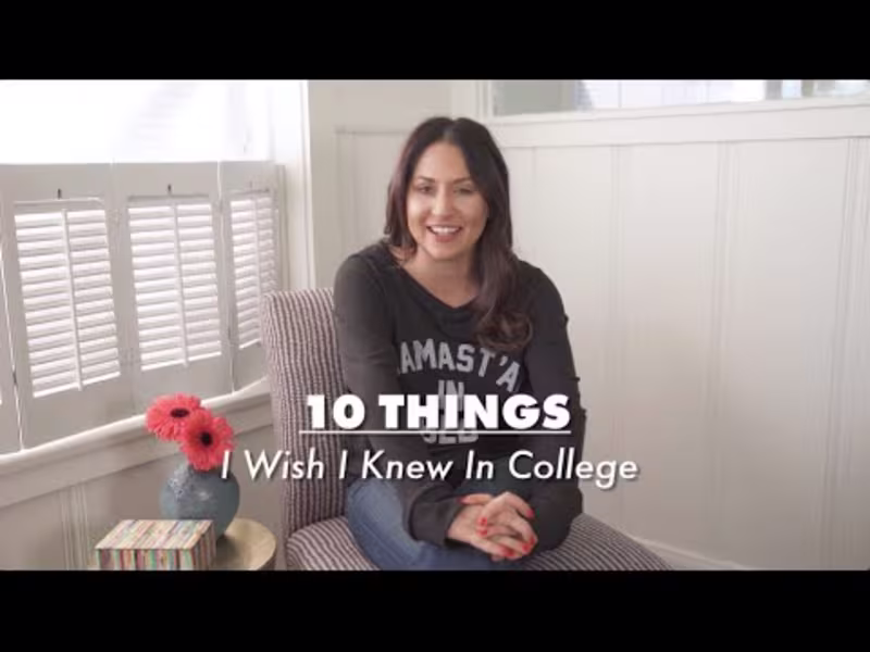 Cover image for 10 Things I Wish I Knew in College! | The Intern Queen - YouTube