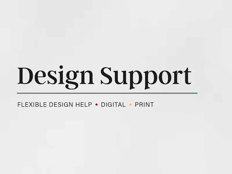 Cover image for Design Support