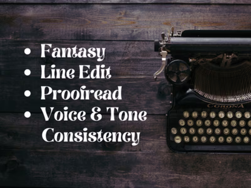 Cover image for Comprehensive Edit of a Fantasy TV Pilot Manuscript