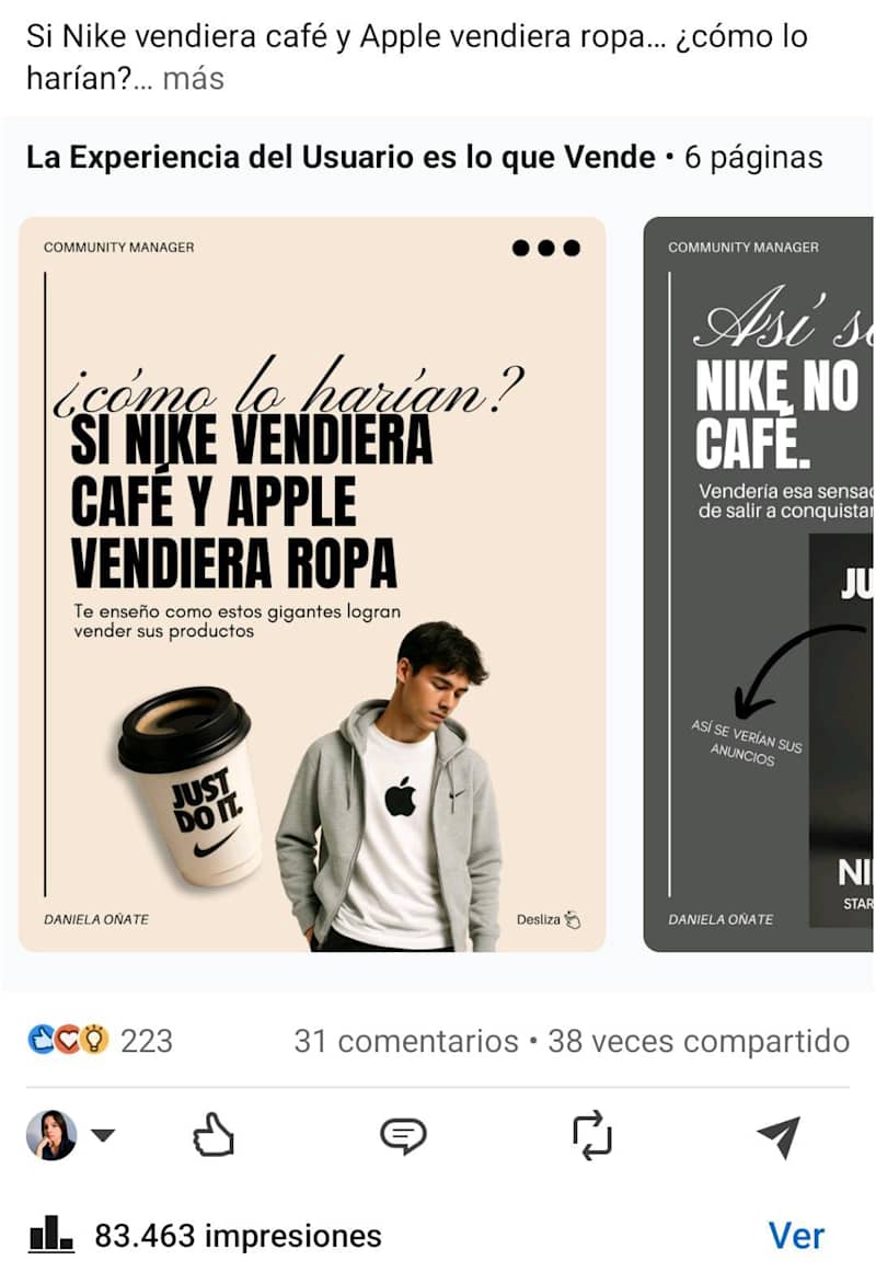 Cover image for Carruseles Virales en LinkedIn (+10K Vistas)