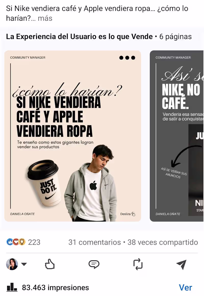 Cover image for Carruseles Virales en LinkedIn (+10K Vistas)