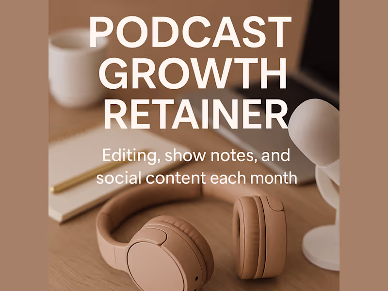 Cover image for Podcast Growth Retainer