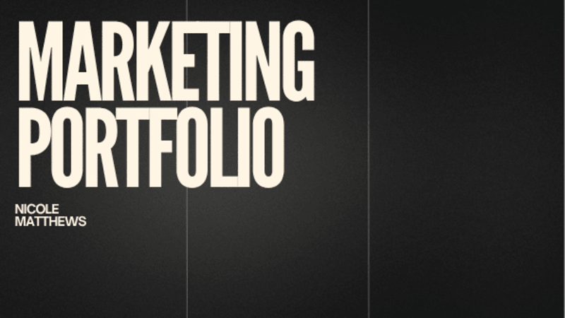 Cover image for Portfolio 