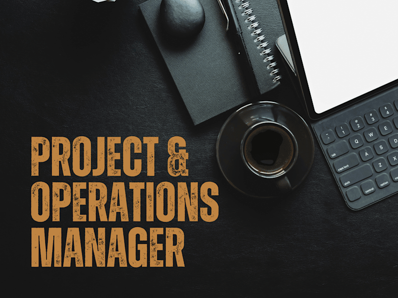 Cover image for Project & Operations Manager for Strategy, Workflows & Outcomes