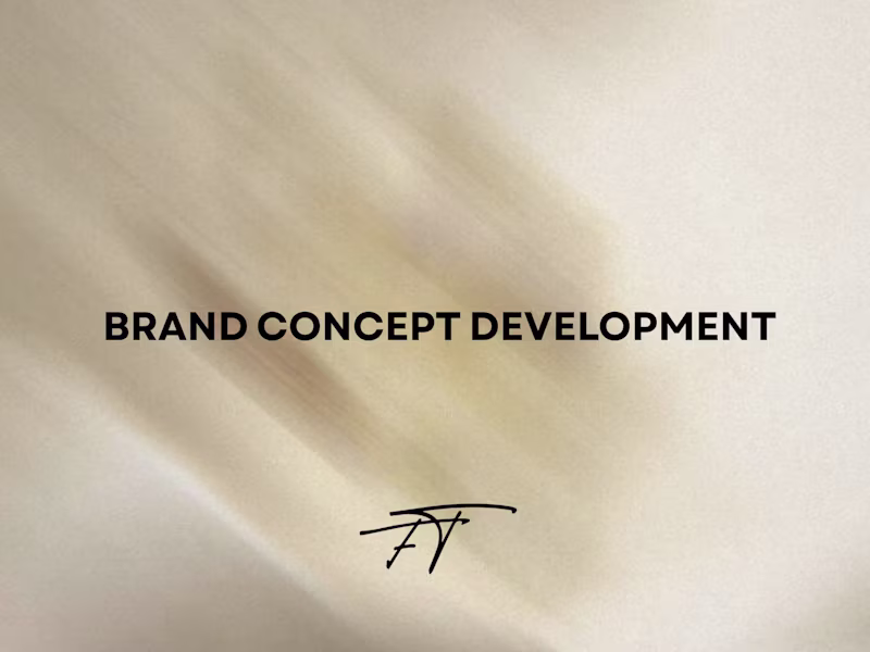 Cover image for Brand Concept Development