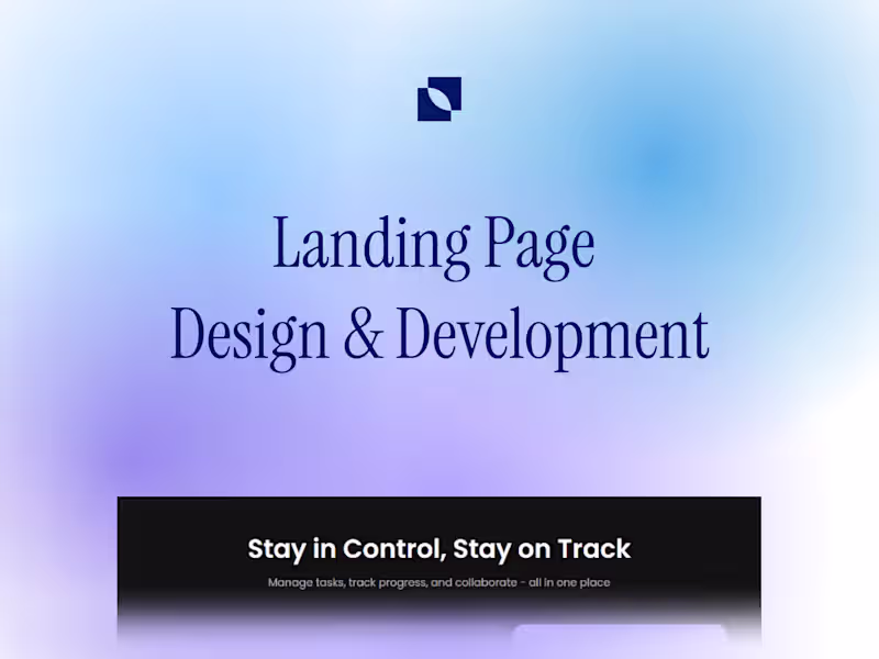 Cover image for Landing Page Design & Development
