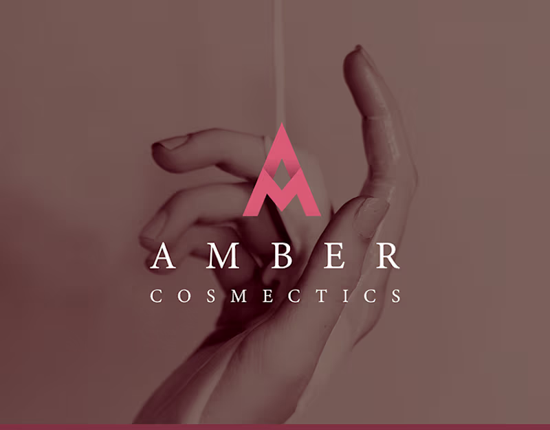 Cover image for Amber Cosmetics | Brand & Visual Identity on Behance