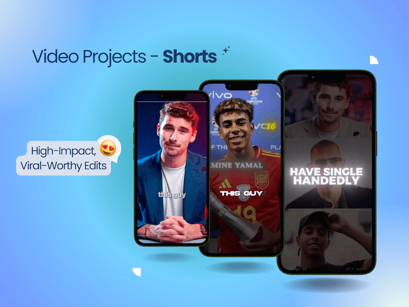 Cover image for Video Projects – Shorts for Personal Brands 🎬
