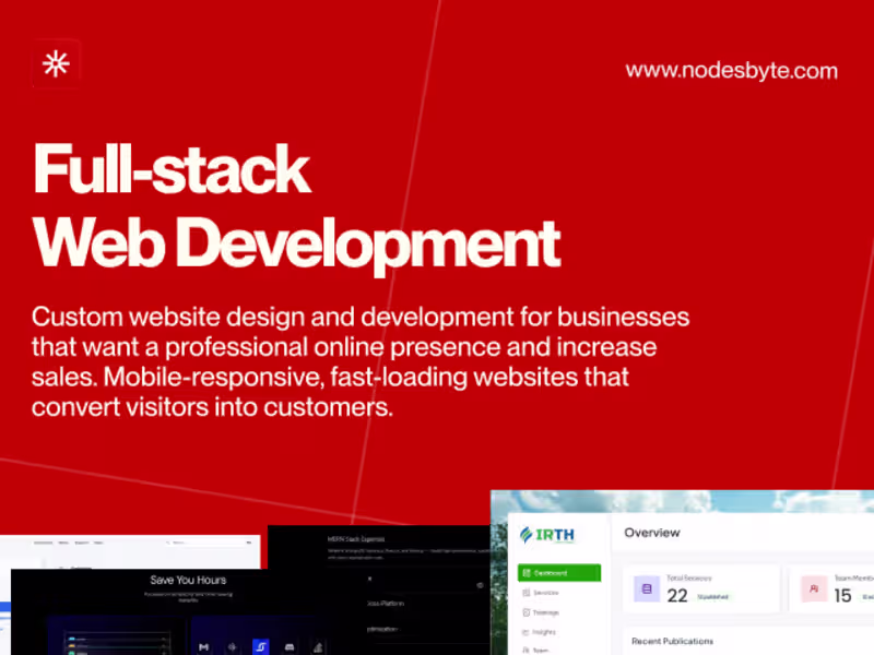 Cover image for Custom Websites