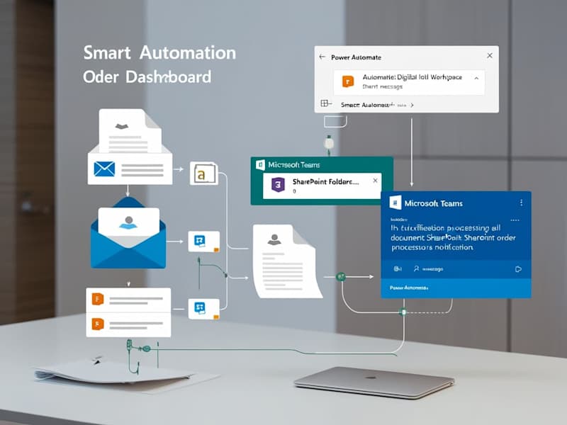 Cover image for Email-to-SharePoint Order Automation with Teams Notification